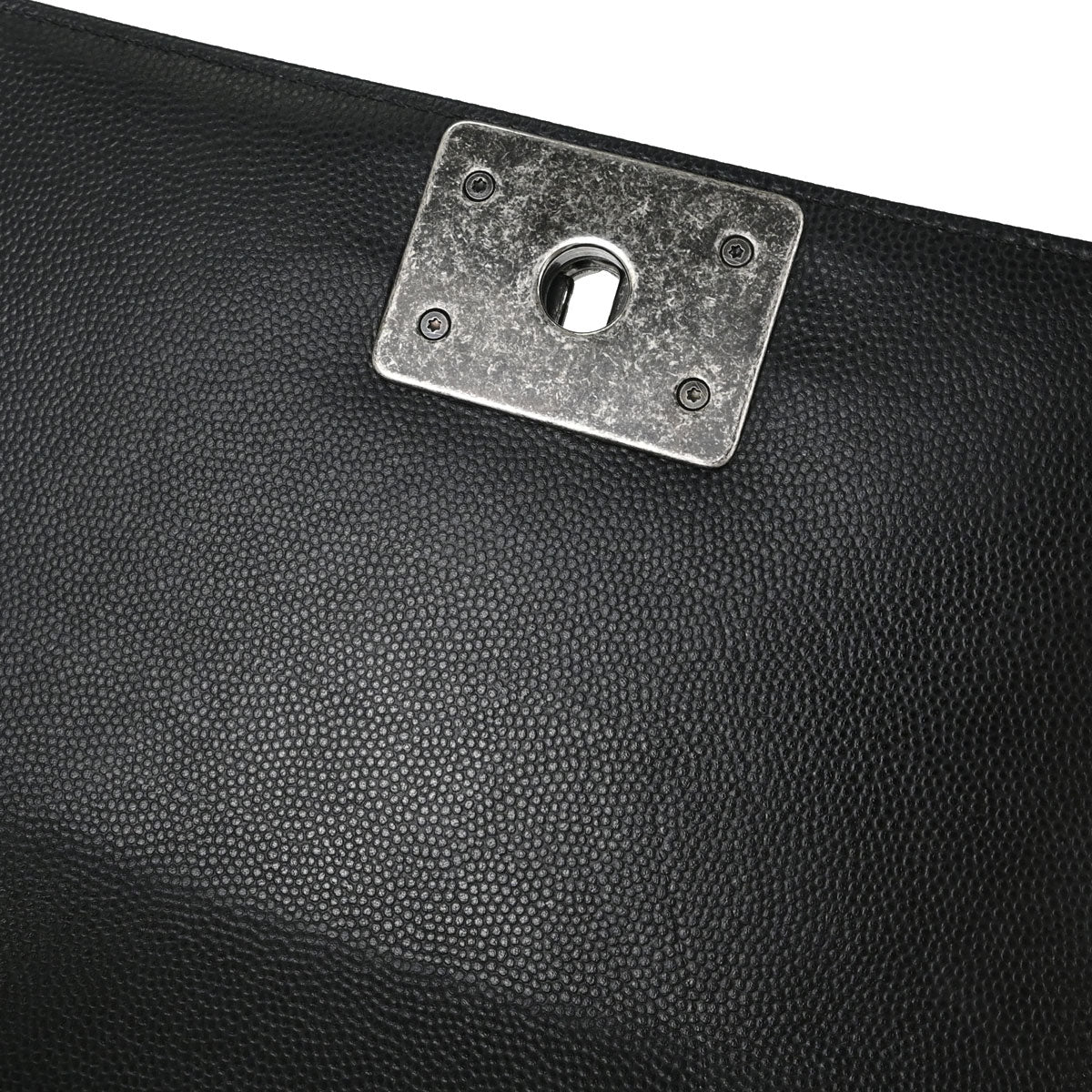 Boy Chanel Black Caviar Skin Small Chain Shoulder Bag