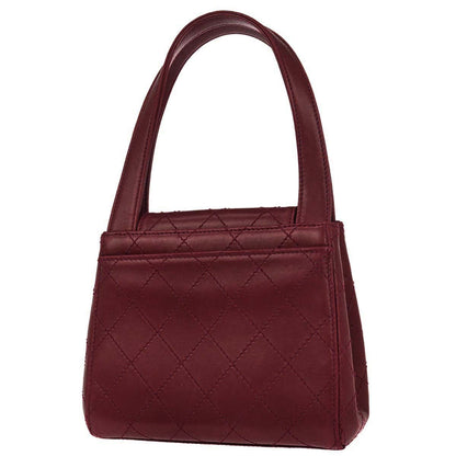 Chanel 1997-1999 Red Lambskin Handbag