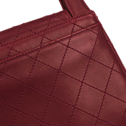 Chanel 1997-1999 Red Lambskin Handbag