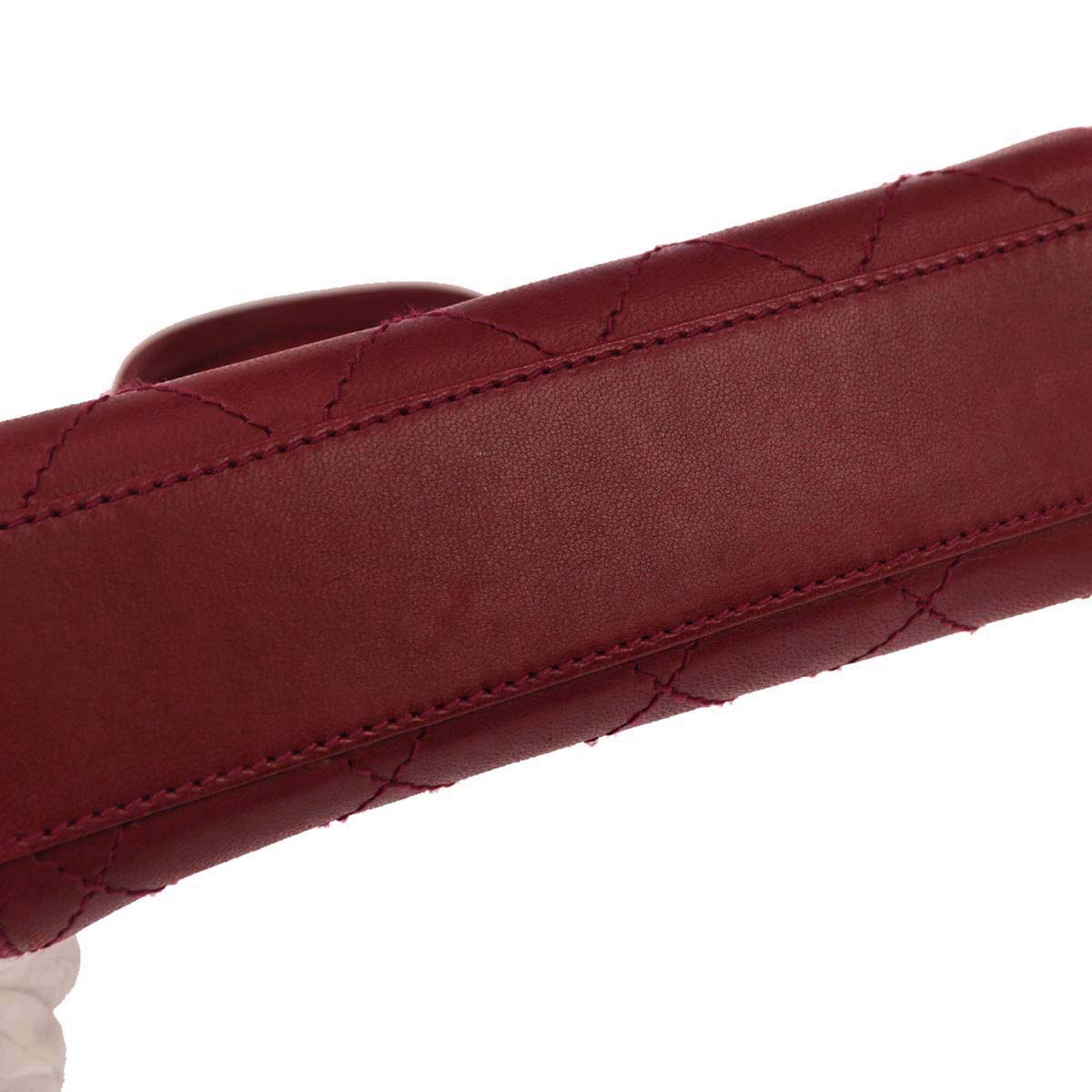 Chanel 1997-1999 Red Lambskin Handbag