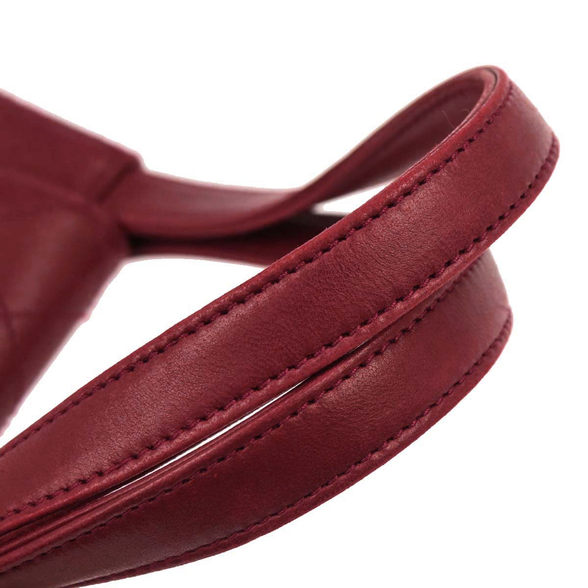 Chanel 1997-1999 Red Lambskin Handbag