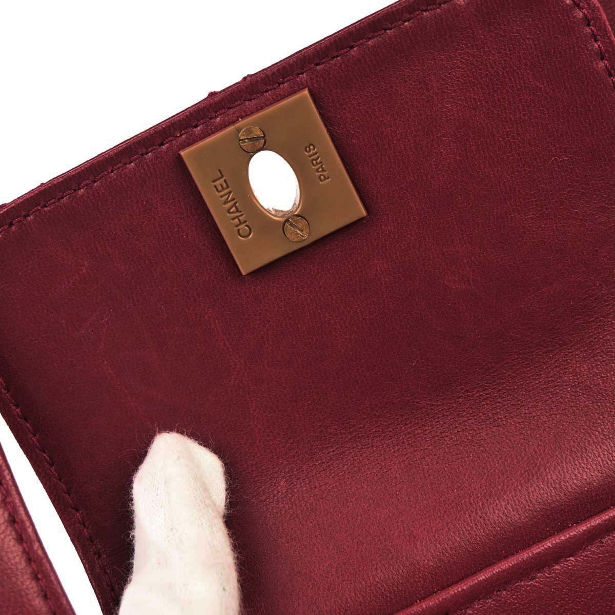 Chanel 1997-1999 Red Lambskin Handbag