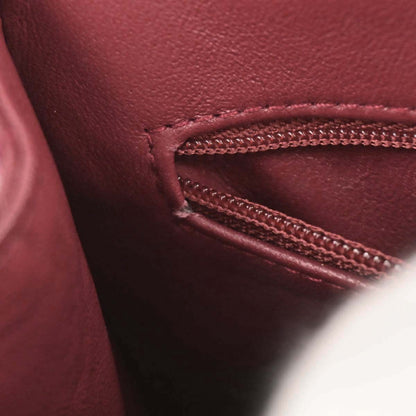 Chanel 1997-1999 Red Lambskin Handbag