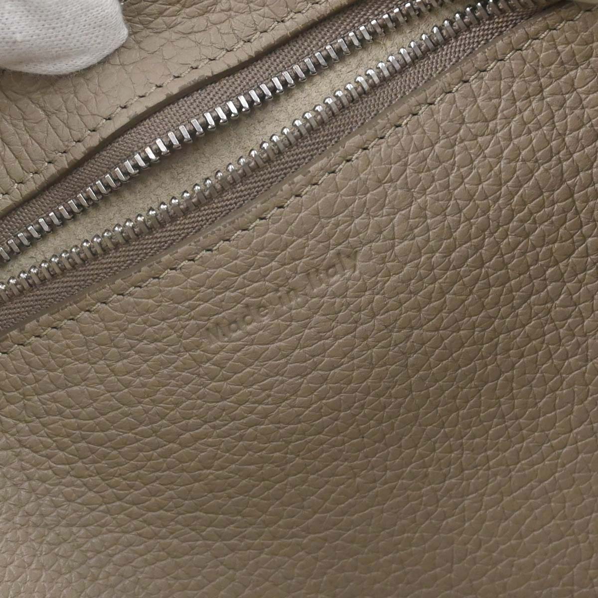 Celine Beige Calfskin Big Bag 2way Shoulder Tote Handbag