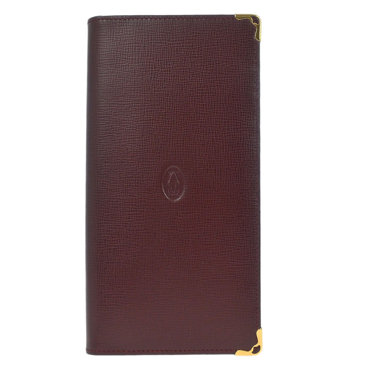 Cartier Must de Cartier Wallet Leather Bordeaux