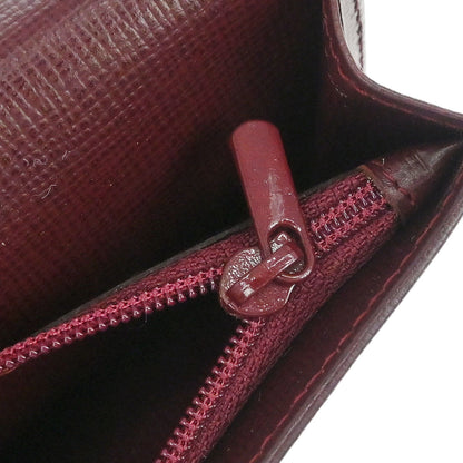 Cartier Must de Cartier Wallet Leather Bordeaux