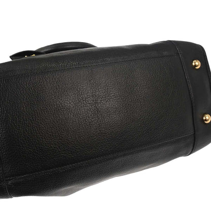 Loewe Black Leather Amazona 36 Handbag