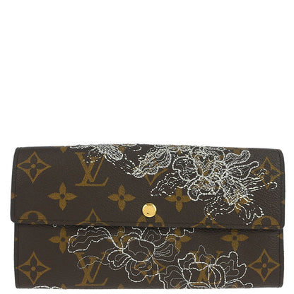 Louis Vuitton Monogram Dentelle Portefeuille Sarah Wallet M95390