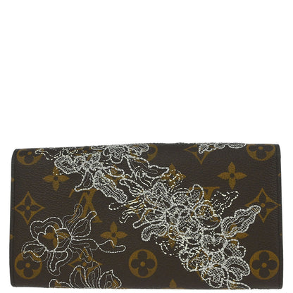 Louis Vuitton Monogram Dentelle Portefeuille Sarah Wallet M95390