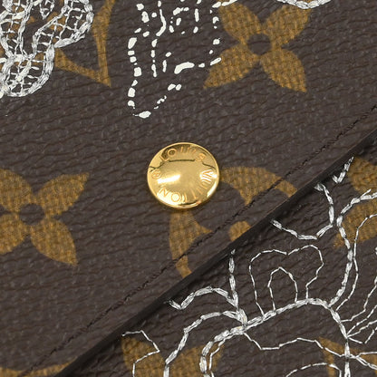 Louis Vuitton Monogram Dentelle Portefeuille Sarah Wallet M95390