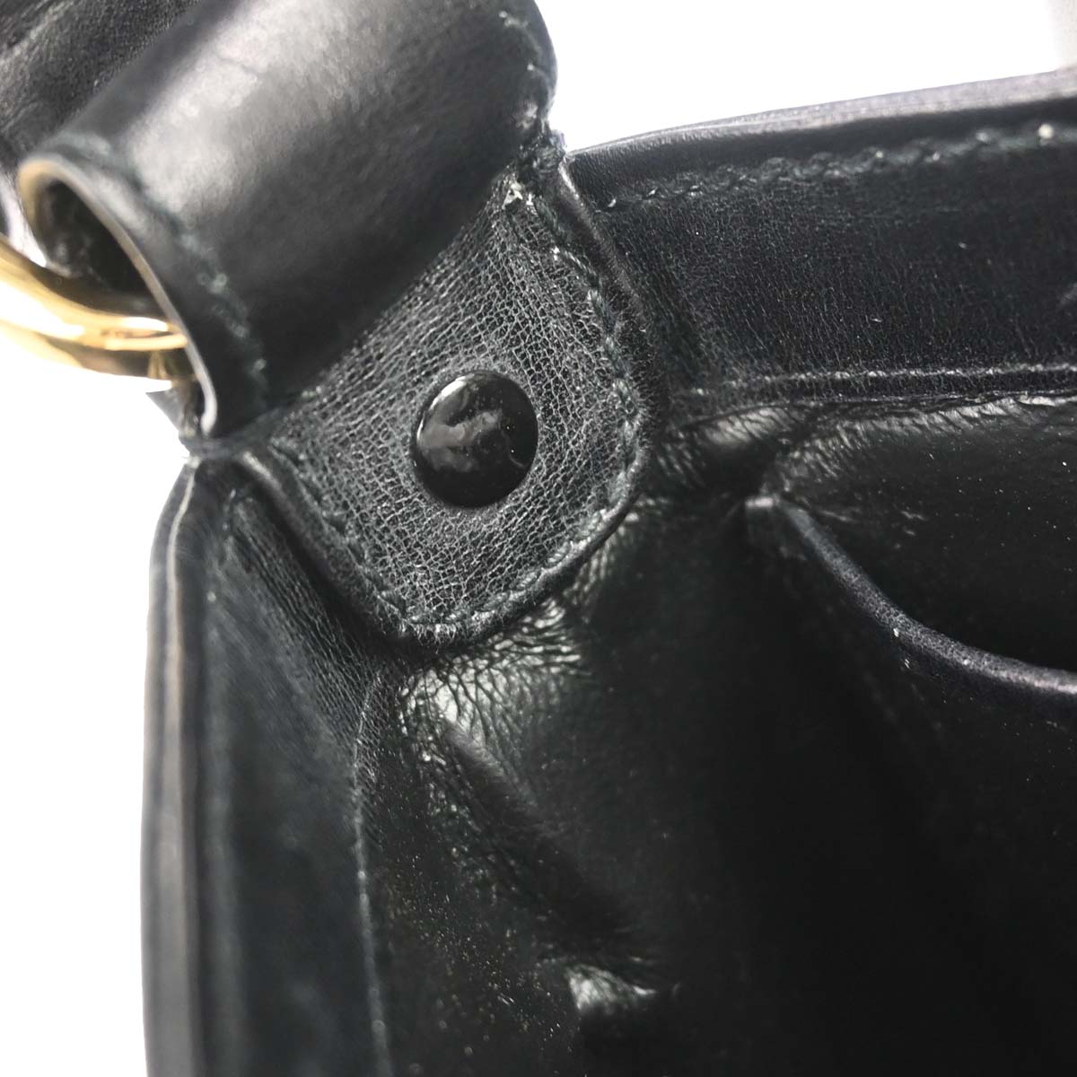 Gucci Black Leather Handbag
