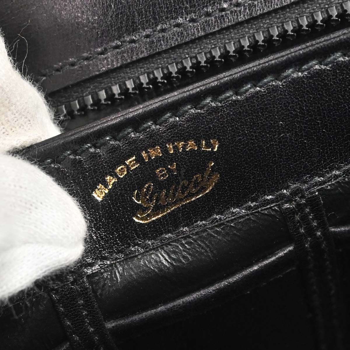 Gucci Black Leather Handbag