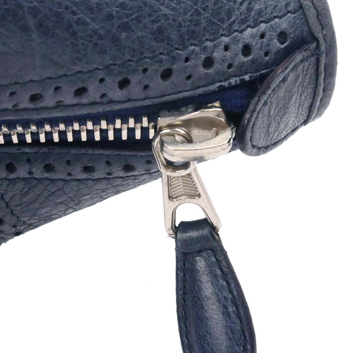 Balenciaga Navy Lambskin City Handbag