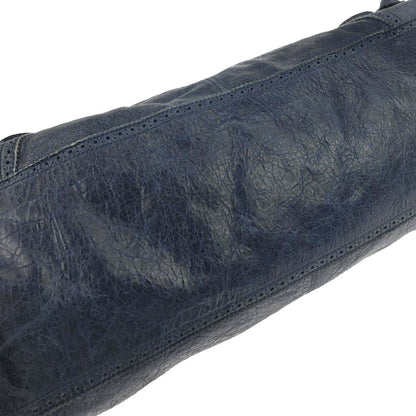 Balenciaga Navy Lambskin City Handbag