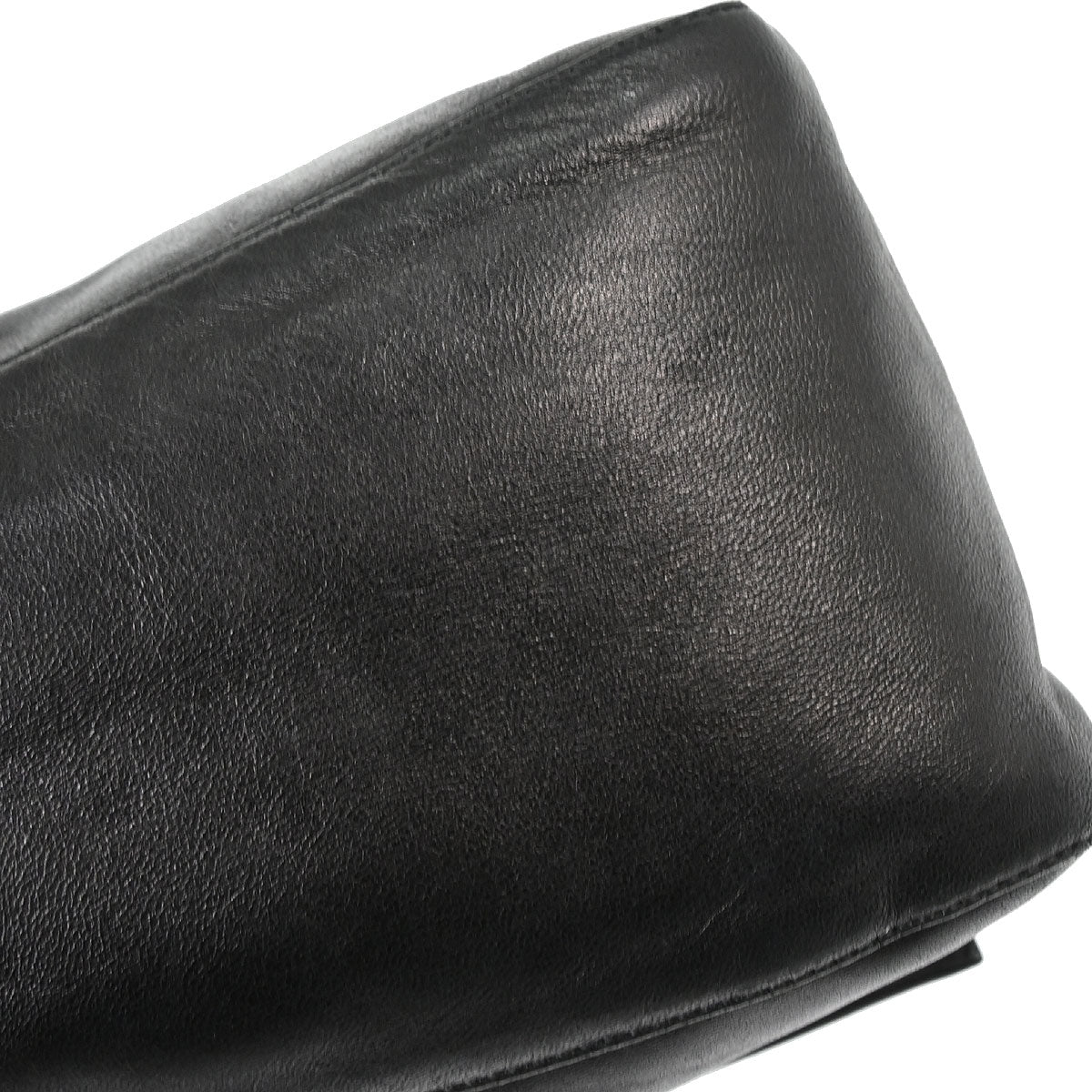 Fendi Black Leather Mamma Baguette Handbag