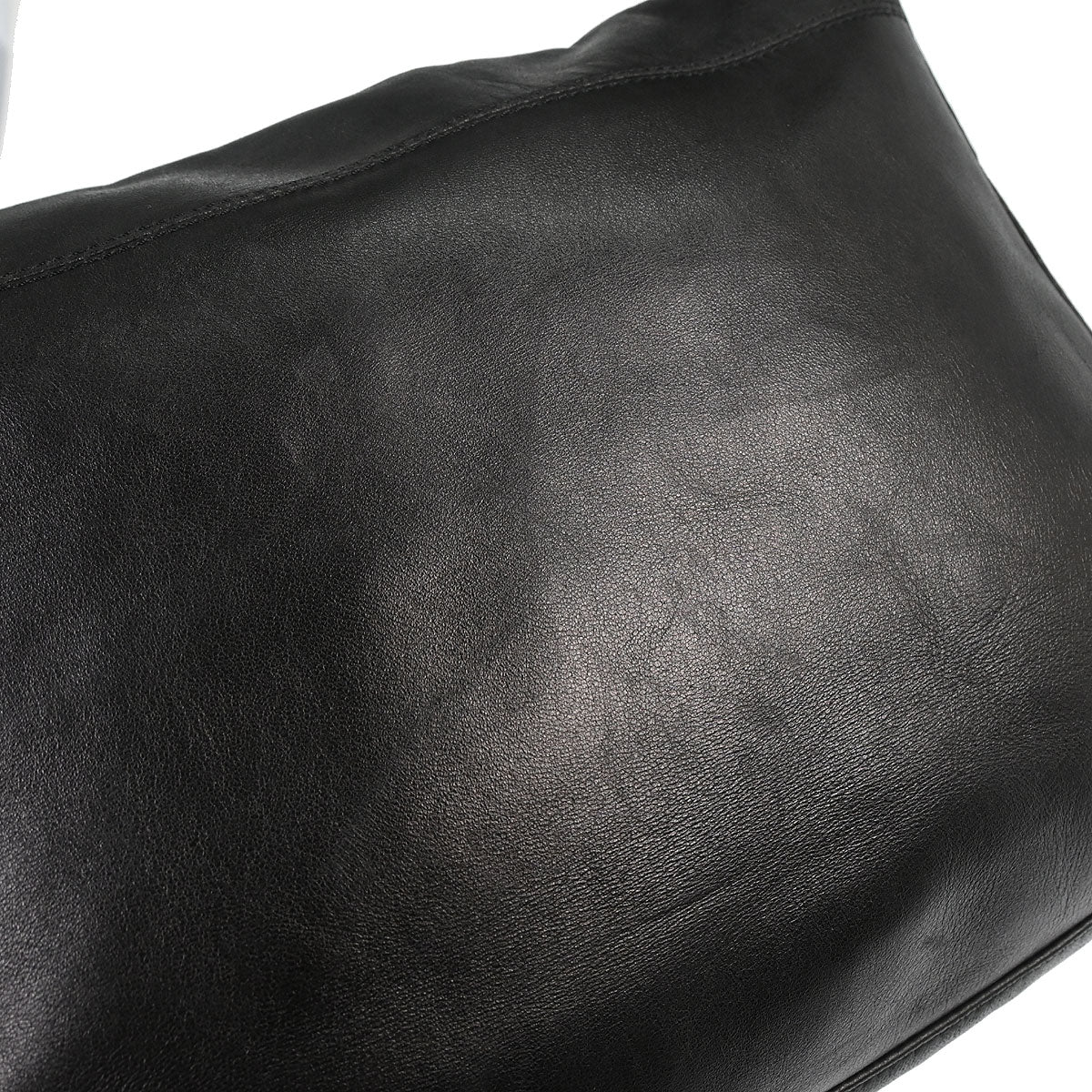 Fendi Black Leather Mamma Baguette Handbag