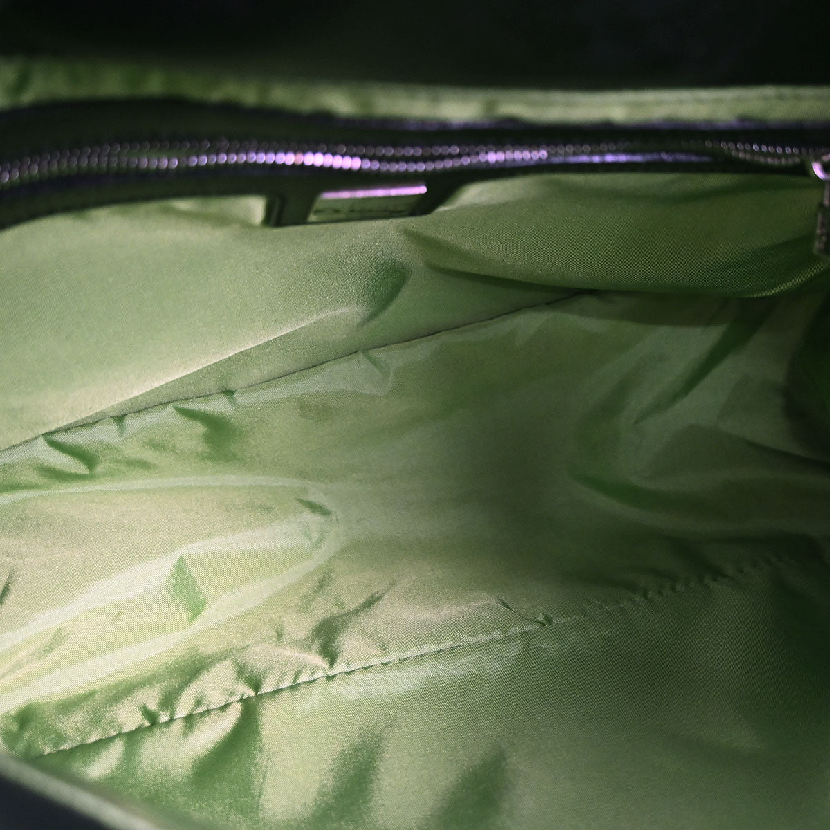 Fendi Black Leather Mamma Baguette Handbag