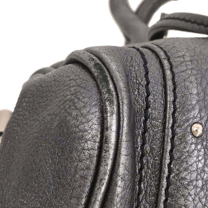 Chloe Metallic Silver Paddington Medium Handbag