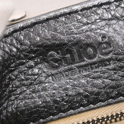 Chloe Metallic Silver Paddington Medium Handbag