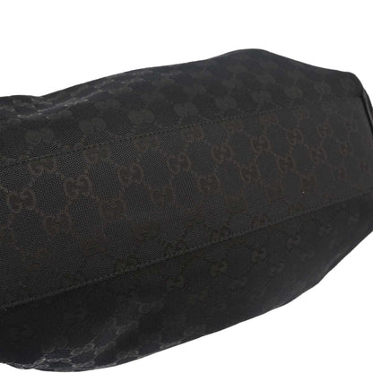 Gucci Black Canvas Tote Handbag