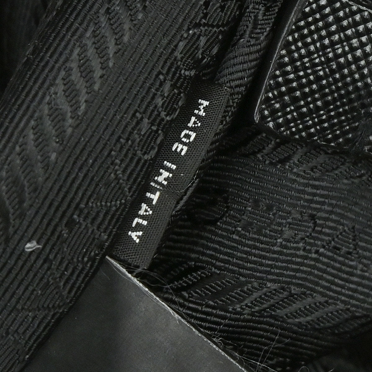 Prada Black Fur Nylon Backpack
