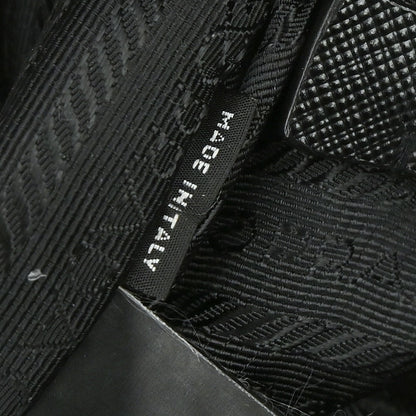 Prada Black Fur Nylon Backpack