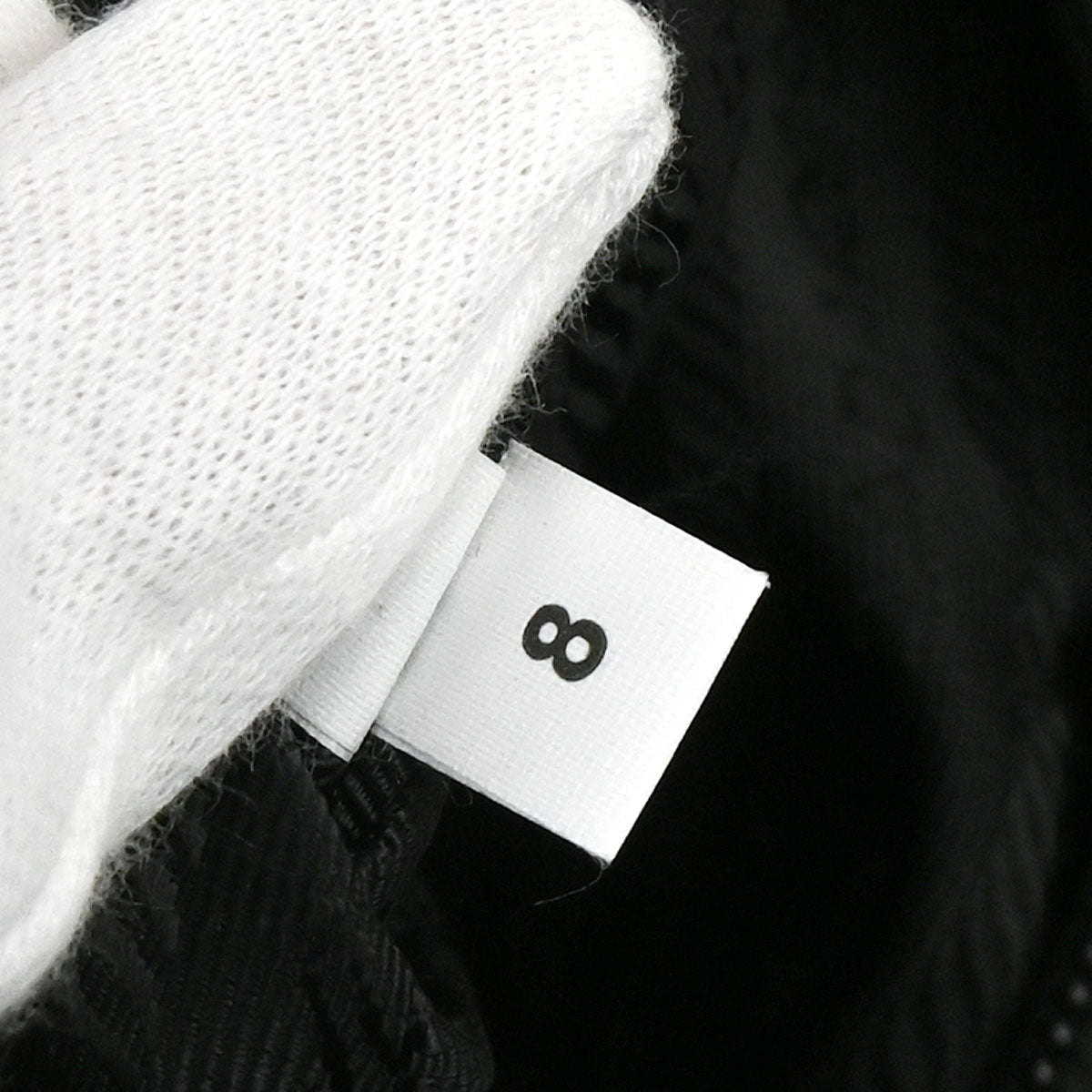 Prada Black Fur Nylon Backpack