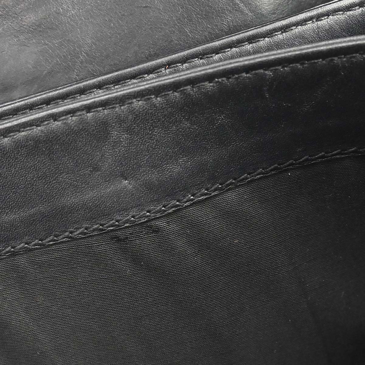 Bottega Veneta Black Leather Intrecciato Handbag