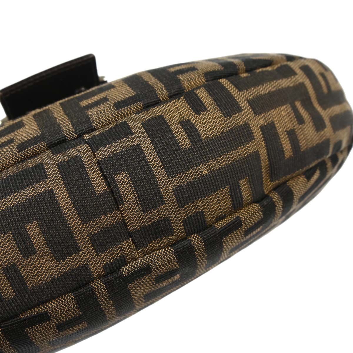 Fendi Brown Canvas Zucca Hobo Bag