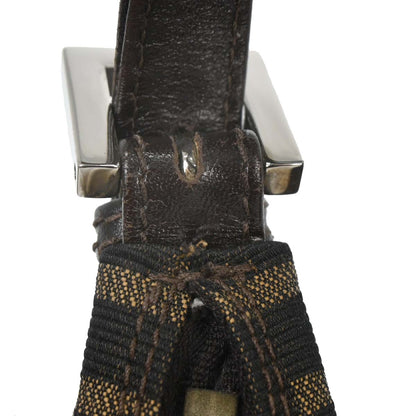 Fendi Brown Canvas Zucca Hobo Bag