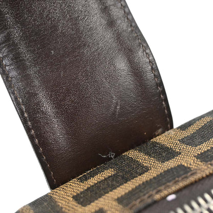 Fendi Brown Canvas Zucca Hobo Bag