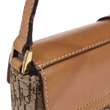 Christian Dior Brown Beige Street Chic Trotter Handbag