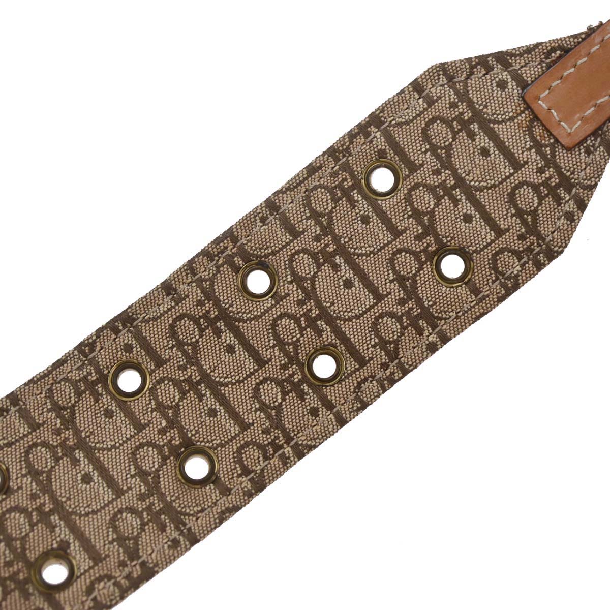 Christian Dior Brown Beige Street Chic Trotter Handbag