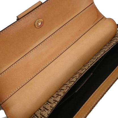 Christian Dior Brown Beige Street Chic Trotter Handbag