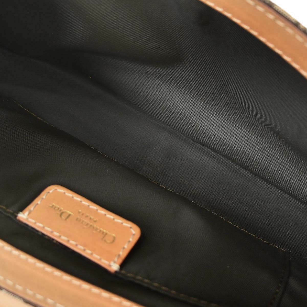 Christian Dior Brown Beige Street Chic Trotter Handbag