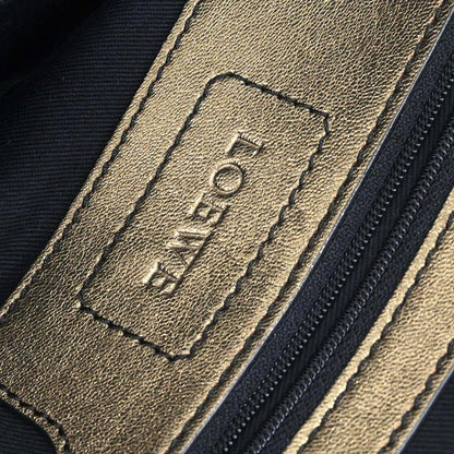 Loewe * Brown Nylon Anagram Handbag