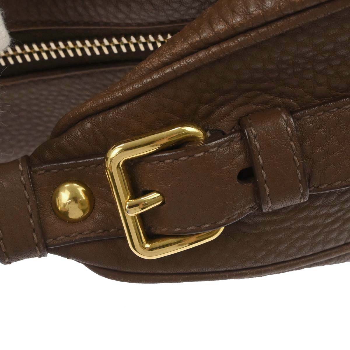 Prada Brown Leather Handbag