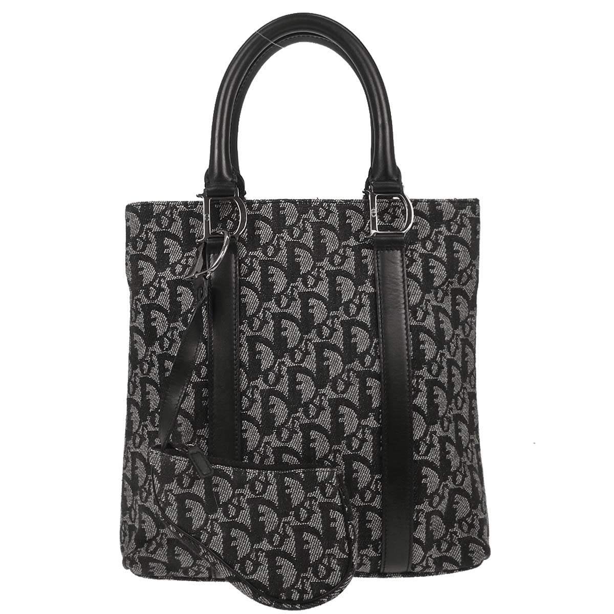 Christian Dior Black Trotter Tote Handbag