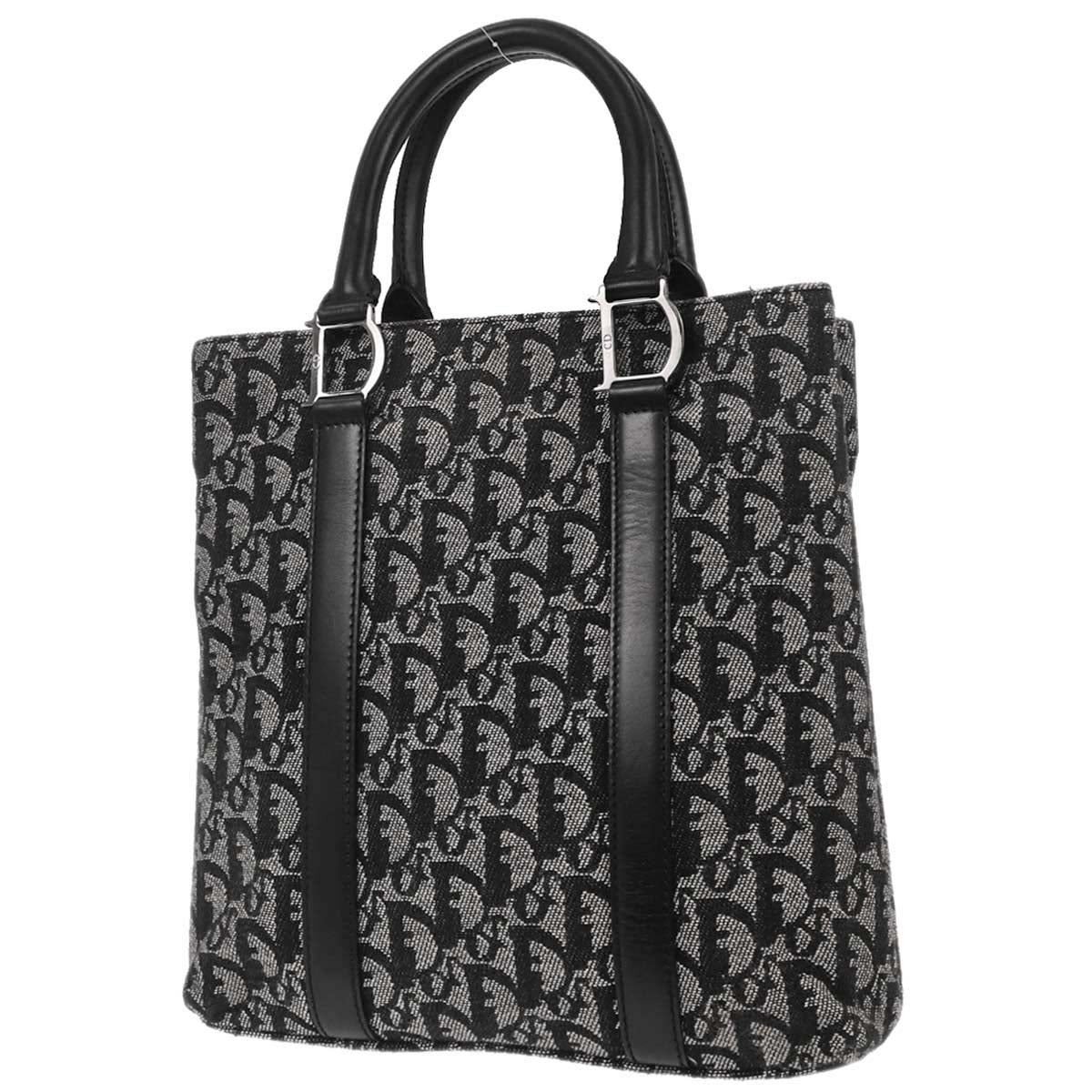 Christian Dior Black Trotter Tote Handbag
