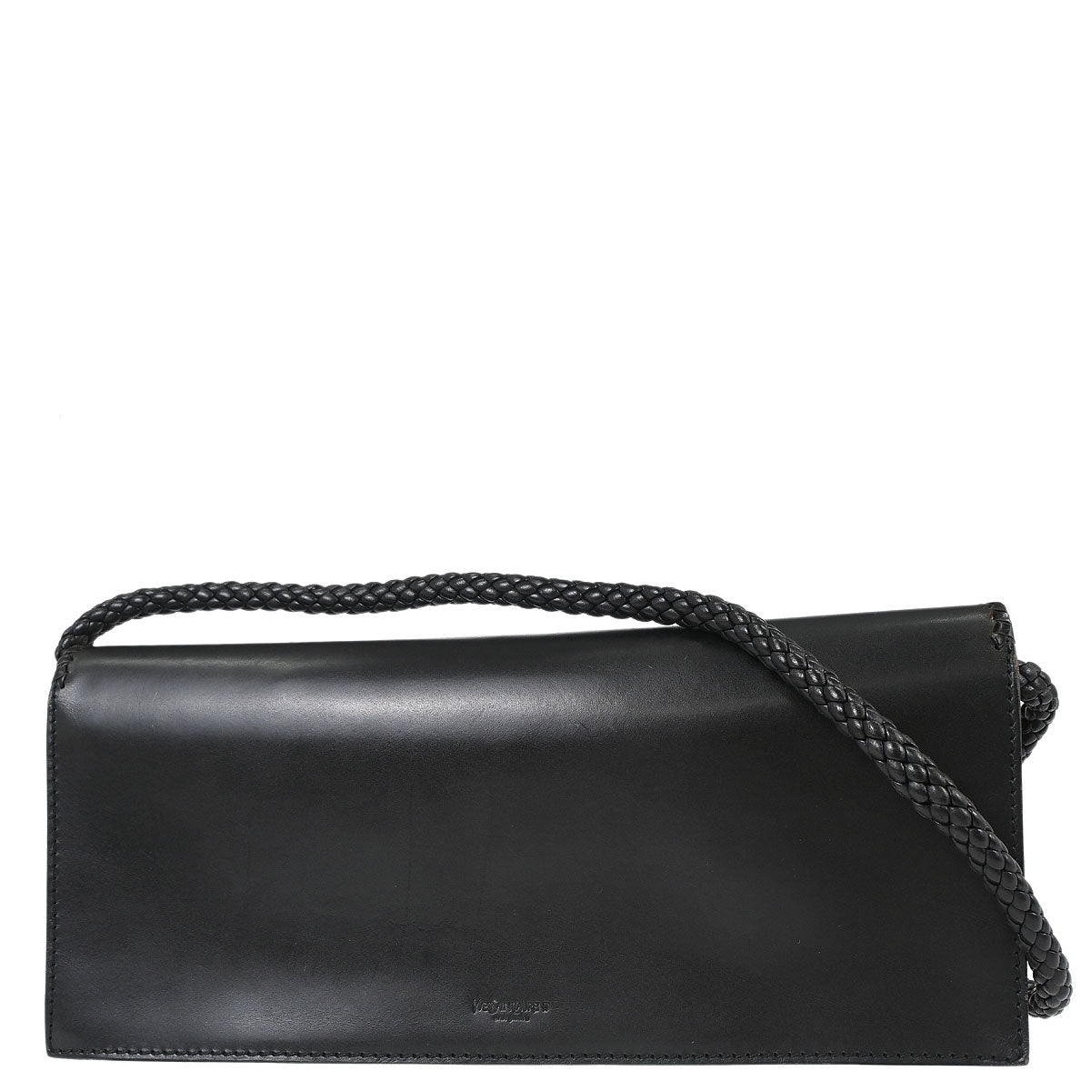 Yves Saint Laurent Black Lambskin Shoulder Bag