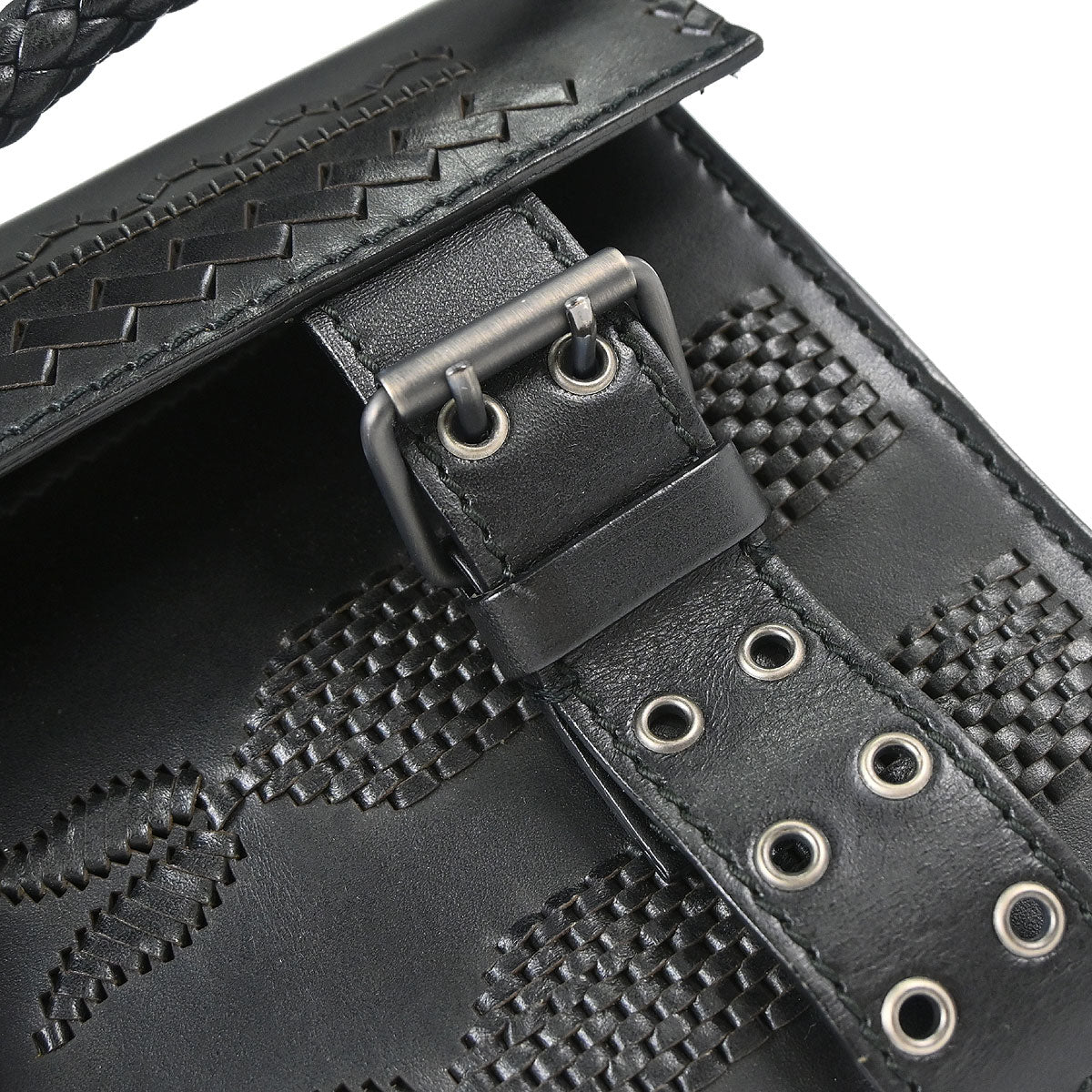 Yves Saint Laurent Black Lambskin Shoulder Bag