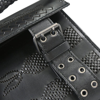 Yves Saint Laurent Black Lambskin Shoulder Bag