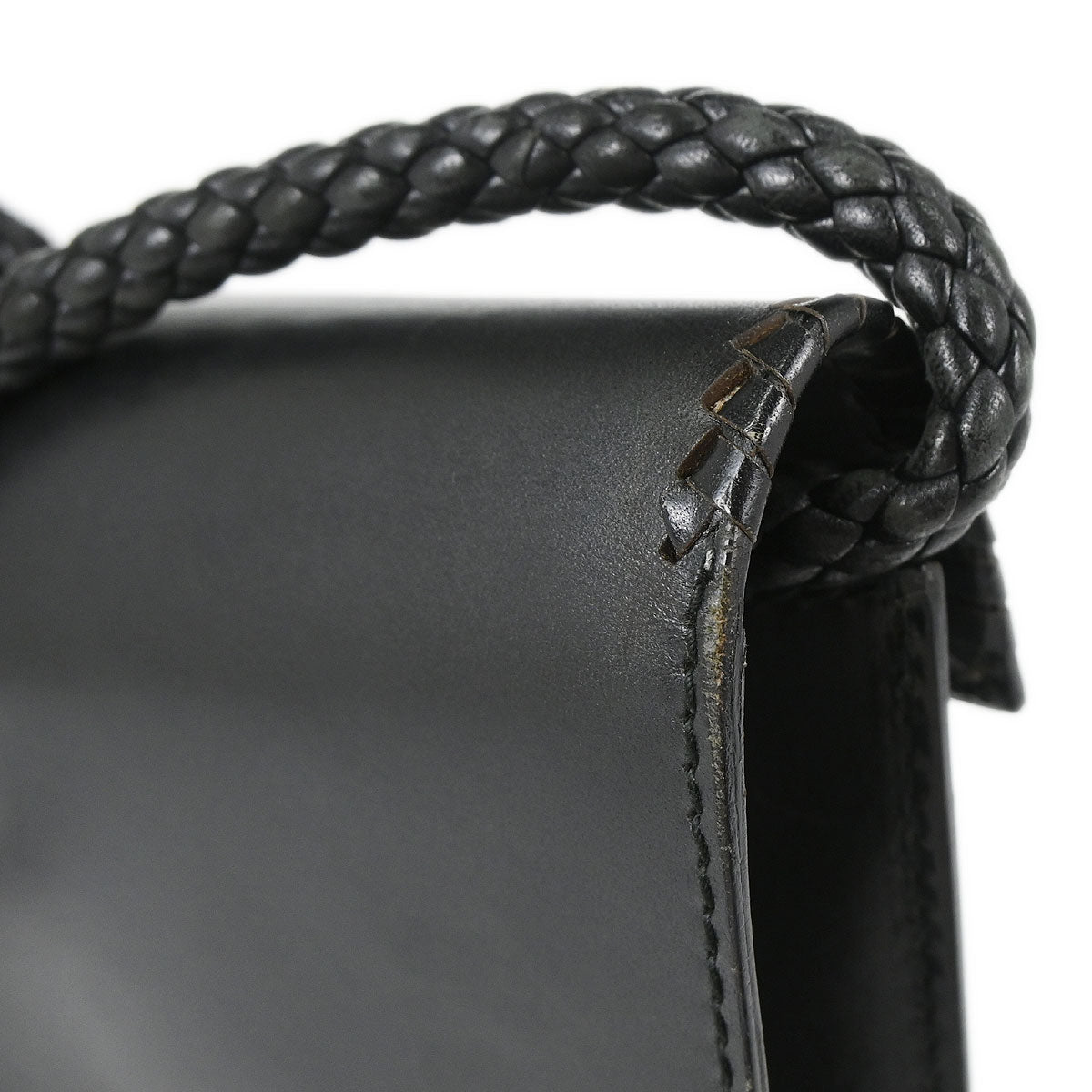 Yves Saint Laurent Black Lambskin Shoulder Bag