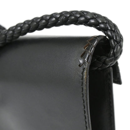 Yves Saint Laurent Black Lambskin Shoulder Bag