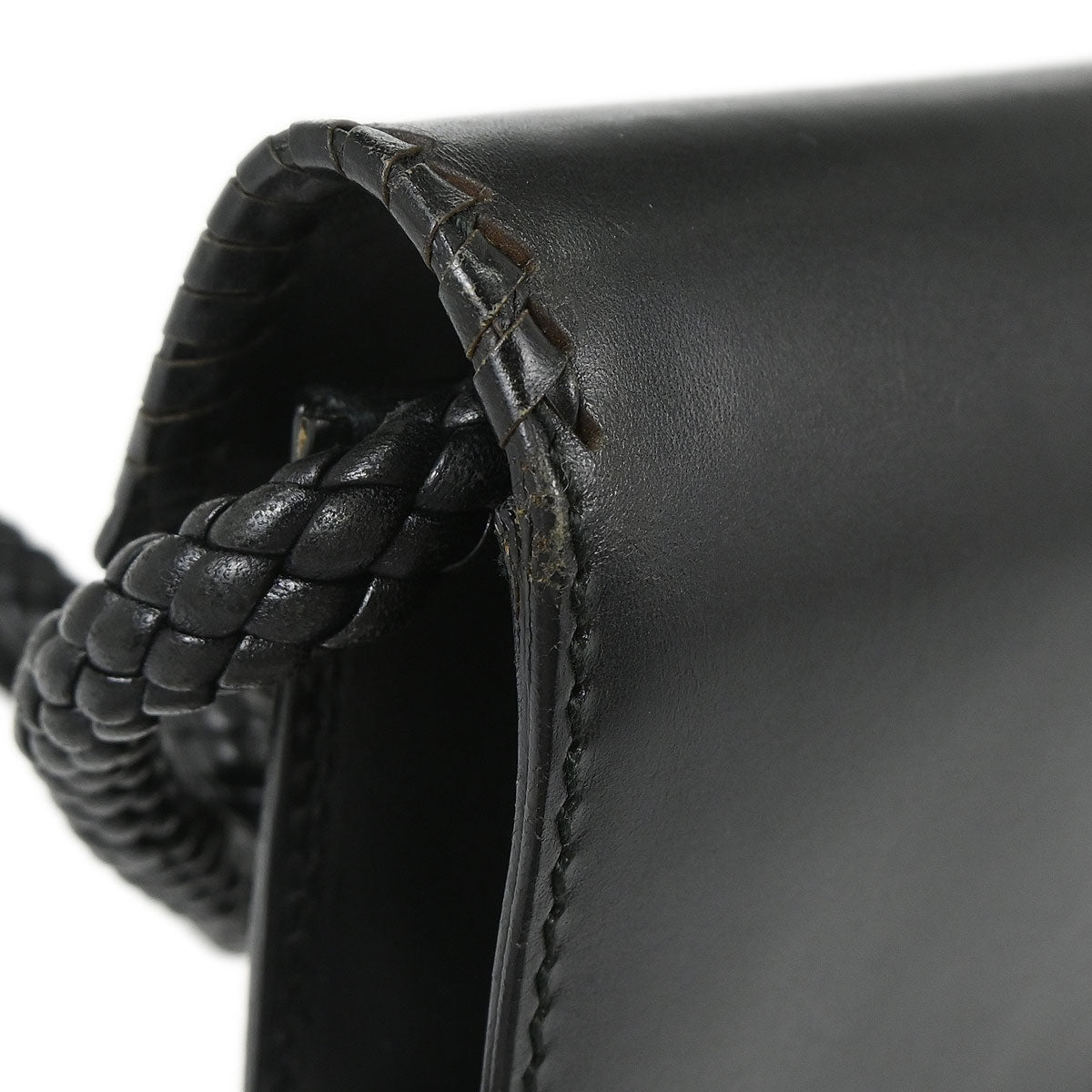 Yves Saint Laurent Black Lambskin Shoulder Bag