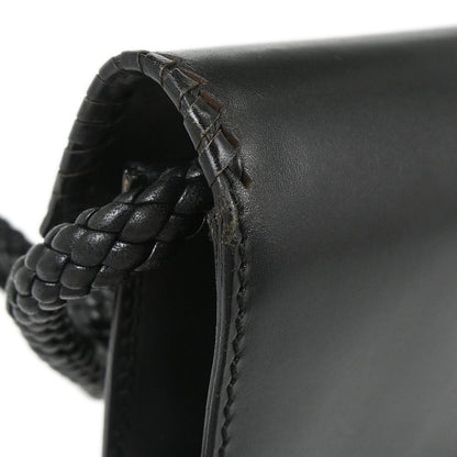 Yves Saint Laurent Black Lambskin Shoulder Bag