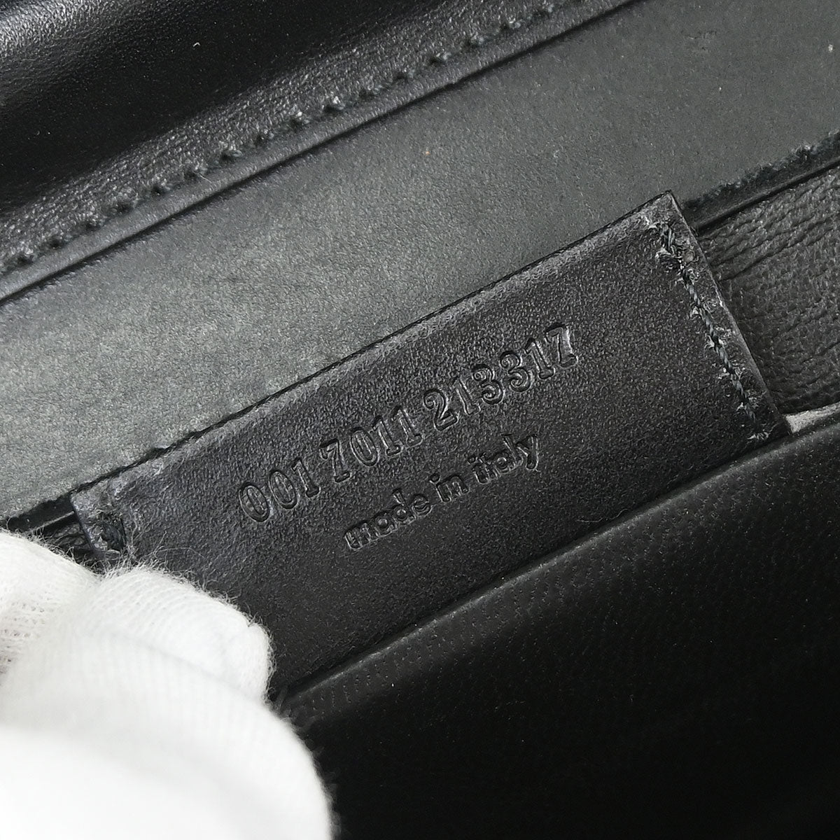 Yves Saint Laurent Black Lambskin Shoulder Bag