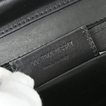 Yves Saint Laurent Black Lambskin Shoulder Bag