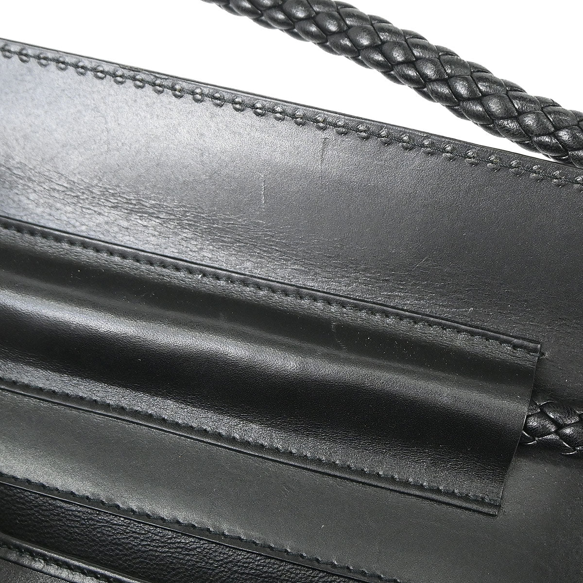 Yves Saint Laurent Black Lambskin Shoulder Bag