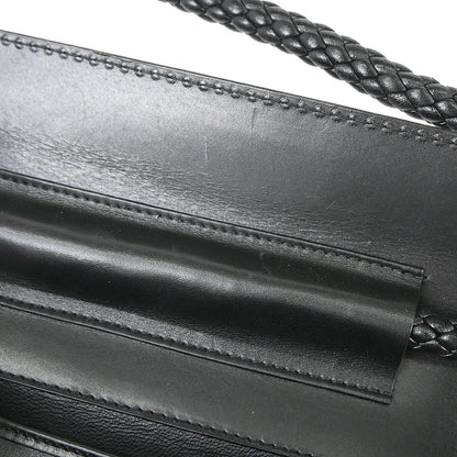 Yves Saint Laurent Black Lambskin Shoulder Bag